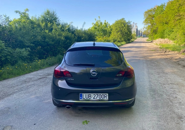 Opel Astra cena 37500 przebieg: 218087, rok produkcji 2015 z Bychawa małe 407